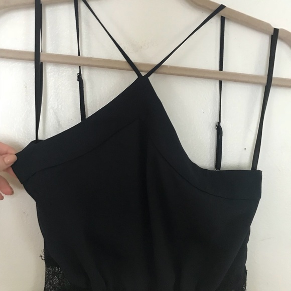 BCBGeneration chiffon gown with lace detail - Picture 4 of 8